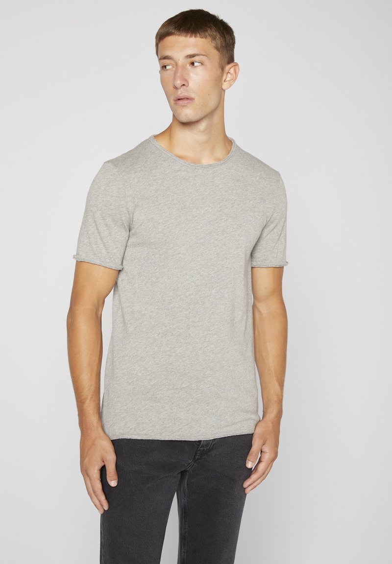 American Vintage SONOMA - Navadna majica - gris chine