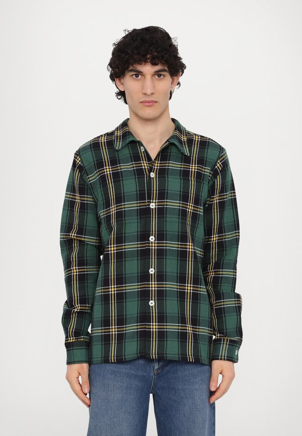 PLAID OVERSHIRT - Summer jacket - algae