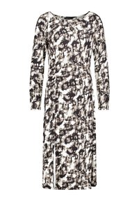 Taifun MIT SEITLICHEM RAFF-DETAIL - Freizeitkleid - offwhite gemustert
