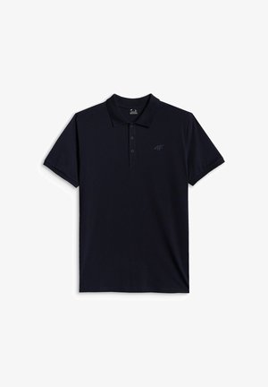 4F, 4F KOSZULKA POLO REGULAR MĘSKA - Poloshirt - navy