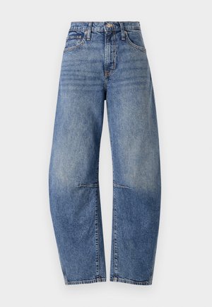 GAP, BARREL VALE - Wide leg - medium indigo