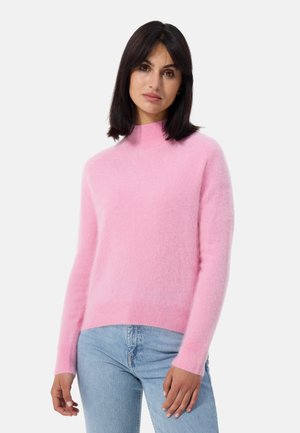 CASH-MERE MIT KURZEM STEHKRAGEN - Maglione - hell pink