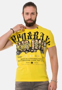 Cipo & Baxx T-Shirt print - yellow