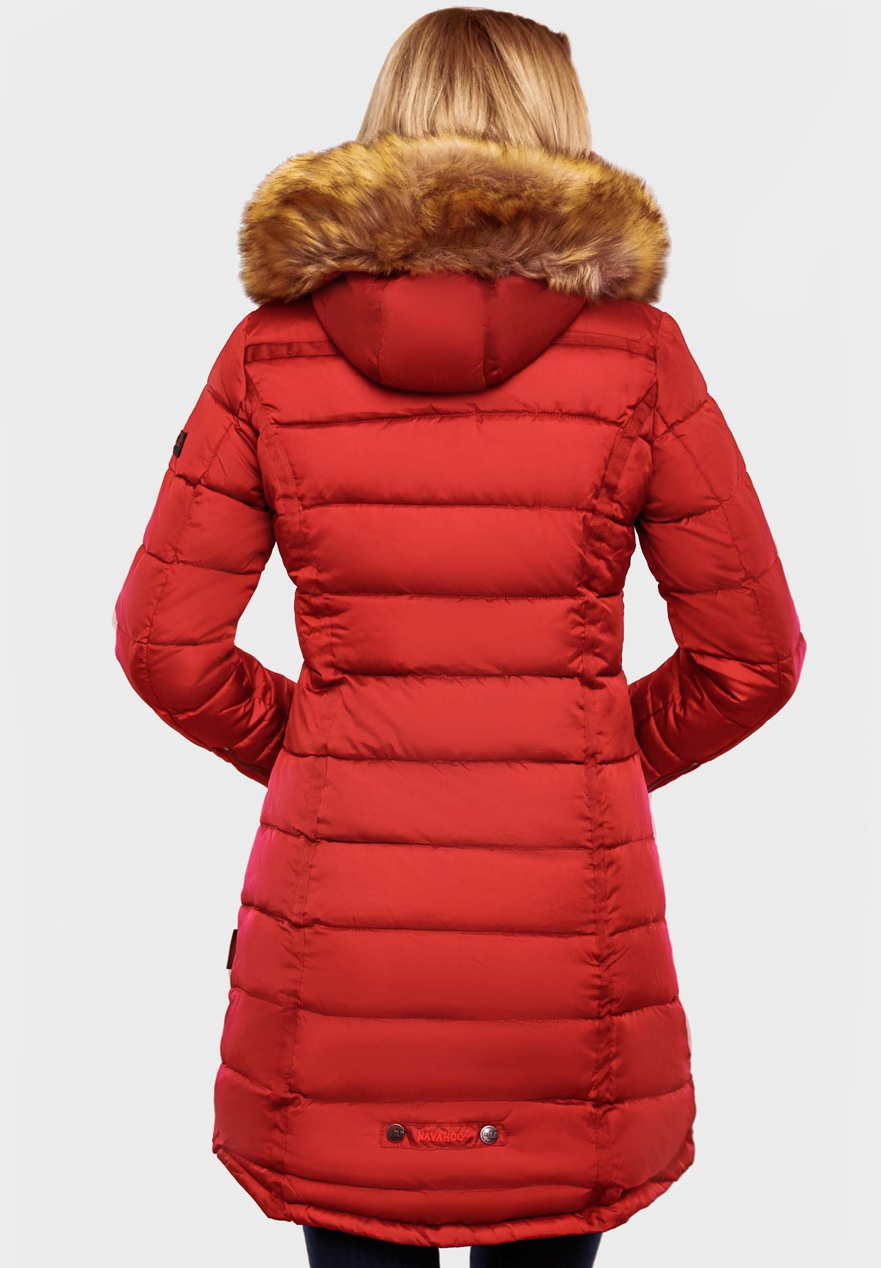 Navahoo PAPAYA - Winter coat - red 