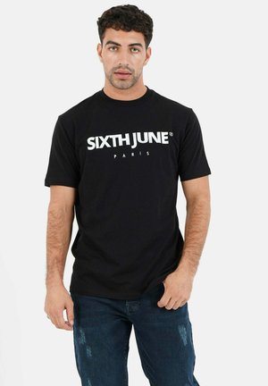 Print T-shirt - black