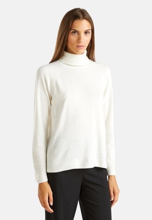 United Colors of Benetton TURTLENECK - Maglione - white