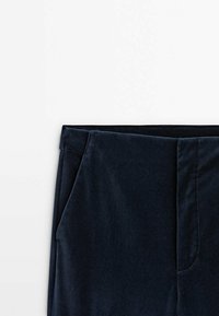 Massimo Dutti Pantalon classique - mottled dark blue