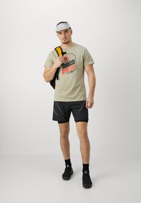 Dynafit GRAPHIC TEE - Triko s potiskem - rock khaki/badge