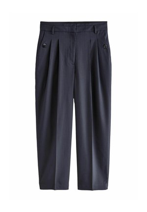 PINSTRIPE BARREL. - REGULAR FIT - Nohavice - navy blue