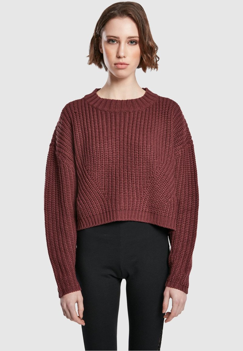 Urban Classics WIDE OVERSIZE  - Pullover - cherry