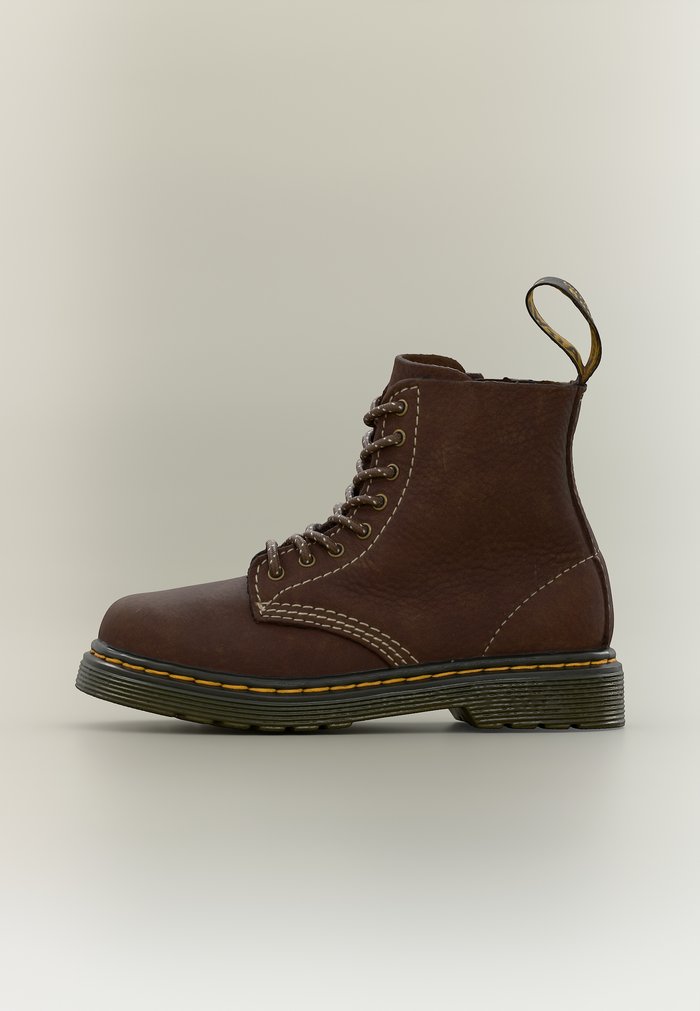 Dr. Martens 1460 PASCAL 8 EYE BOOT UNISEX - Botines con cordones - dark brown