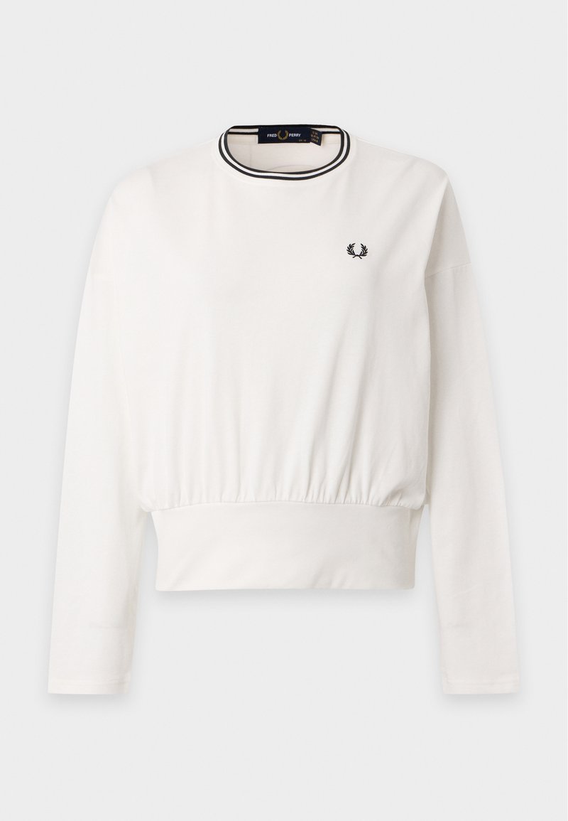 Fred Perry TWIN TIPPED - Langarmshirt - snow white/weiß - Zalando