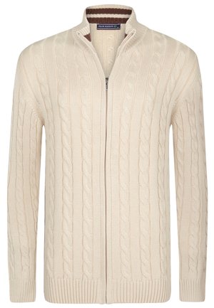Strickjacke - beige