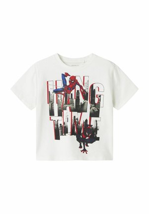 MUST SPIDER - T-shirt imprimé - cloud dancer