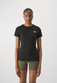The North Face - SIMPLE DOME SLIM TEE - Basic T-shirt - black Thumbnail Image 1