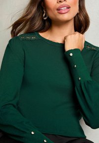Lipsy SCALLOP - REGULAR FIT - Strickpullover - green