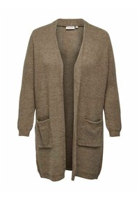 CARJADE LS NOOS - Strickjacke - caribou