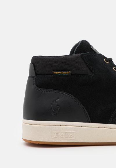 Polo Ralph Lauren WATERPROOF LEATHER SUEDE TRAINER BOOT - Vysoké tenisky - black