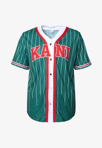 Maglia Da Baseball Karl Kani Serif Pinstripe - 100% Cotone, Manica Corta, Taglio Regular - Foto 3