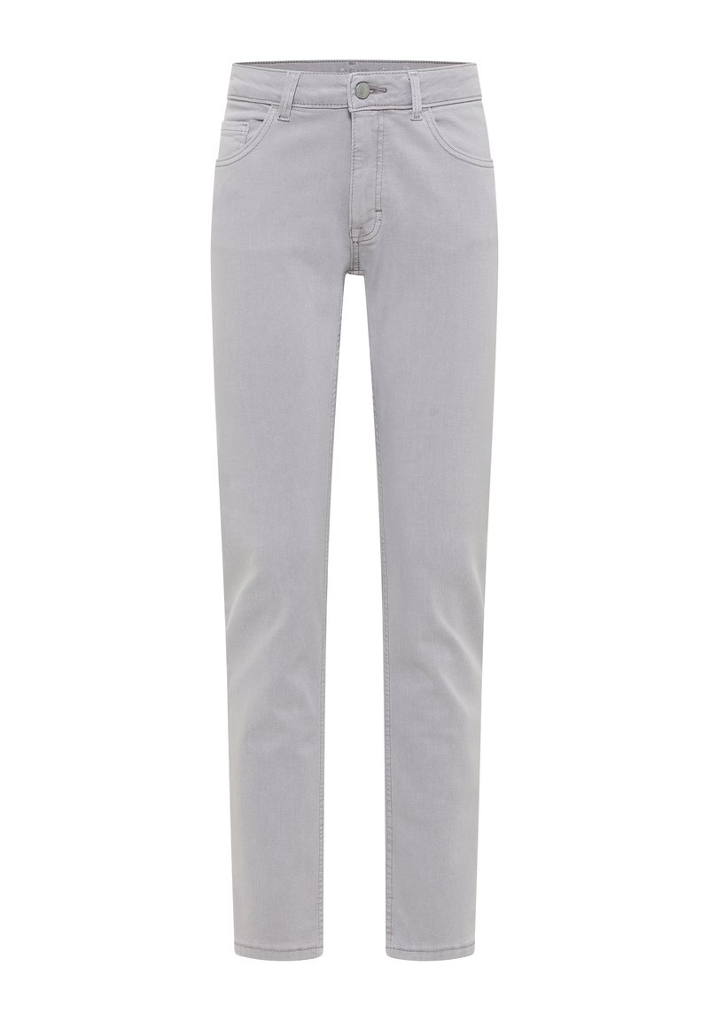 mustang Slim fit jeans lichtgrijs