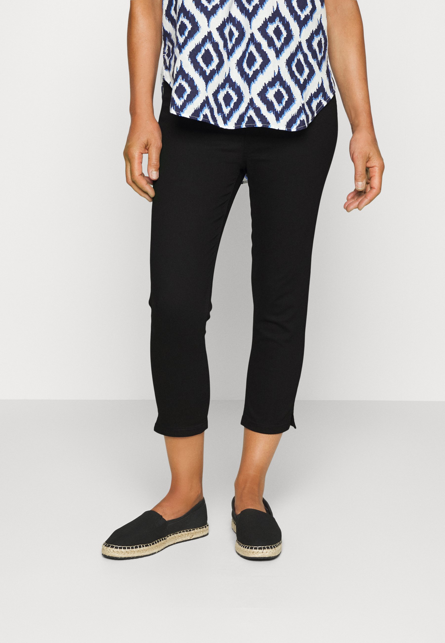Spencer CROPPED - Jeggings - black 