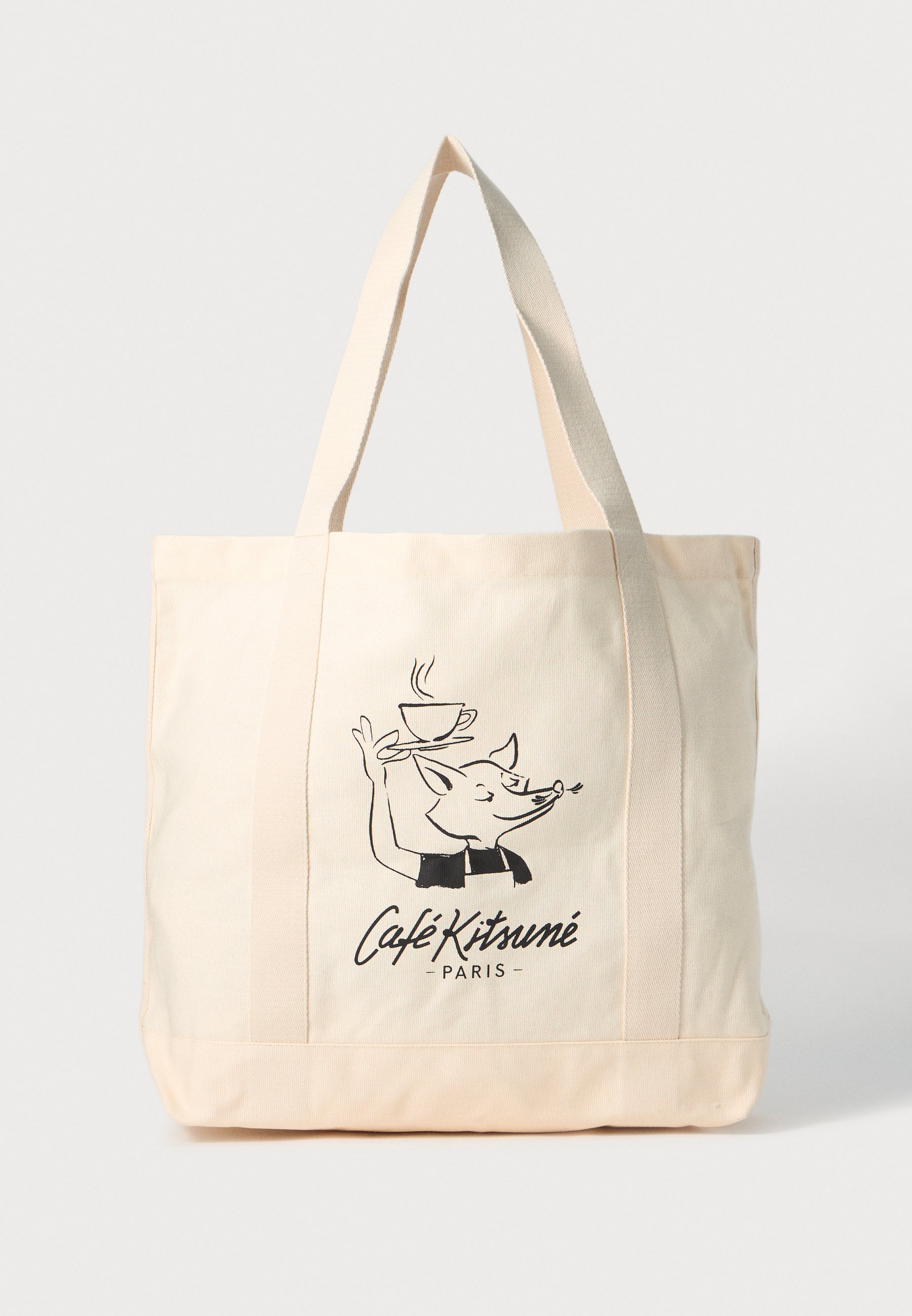 Café Kitsuné BARISTA FOX - Tote bag - tapioca/beige - Zalando.co.uk