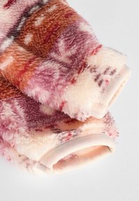 Next COSY REGULAR FIT - Flísová bunda - caramel brown pink print