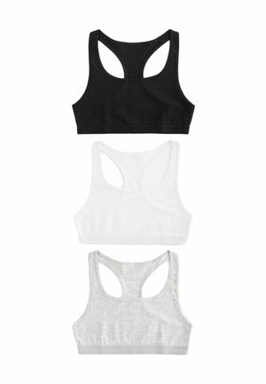 Next 3 PACK  REGULAR FIT - Toppi - black white
