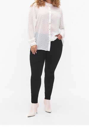 Overhemdblouse - white