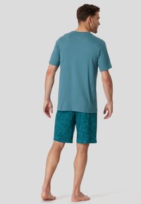 Schiesser RUNDHALS - ESSENTIALS - Pyjama - blaugrau