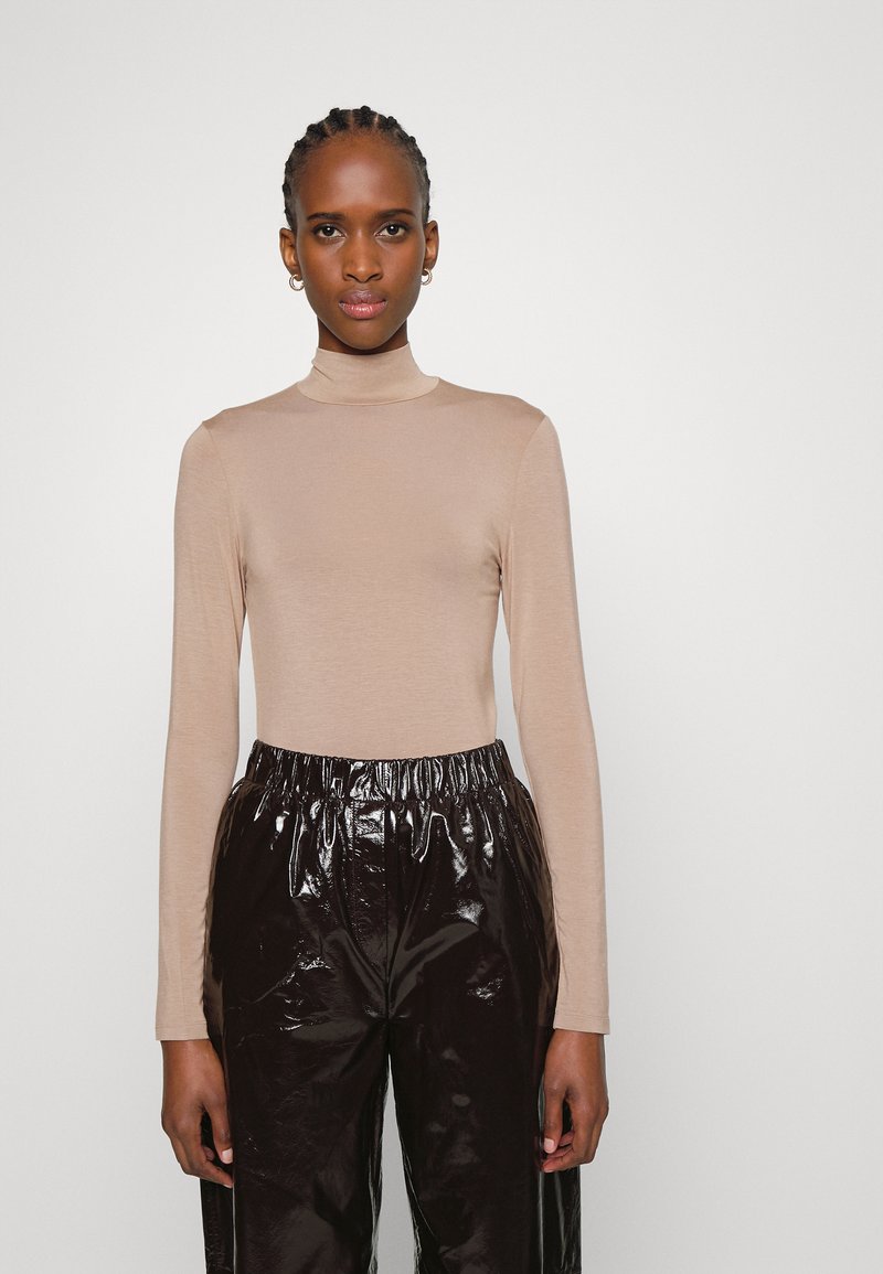 Selected Femme SLFMANDY HIGH NECK - Camisola de manga comprida - amphora