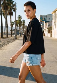 Urban Classics OVERSIZED  - T-shirt basic - black