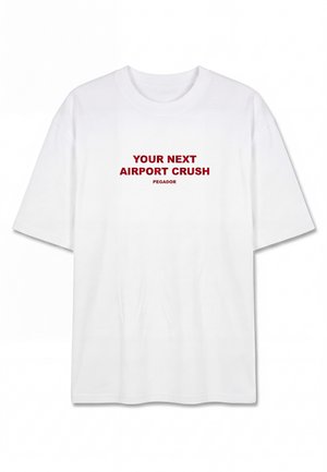 Pegador, TALSI HEAVY OVERSIZED TEE - T-shirt imprimé - white