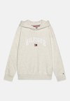 VARSITY HOODIE UNISEX - Sweat à capuche - snow white heather