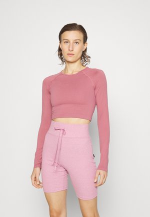 ONPJINDA CROP - Long sleeved top - crushed berry