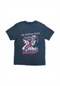 Paradiso Clothing GREEN DAY AMERICAN - Print T-shirt - blue