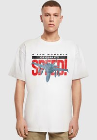 Upscale by Mister Tee T-shirts print - white