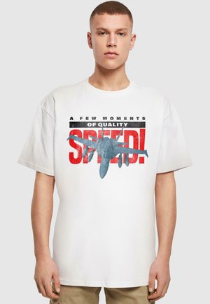 Print T-shirt - white