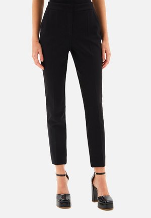 Pantalon Noir Homme Rica Lewis - Rayures Verticales - Taille 38 - Coupe Extra-slim 👖