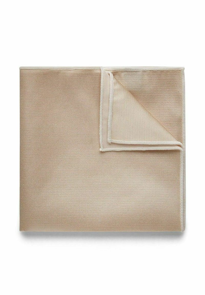 John Henric SOLID WOVEN RIBBED - Taskuliina - champagne
