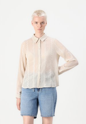 VMLISBETH SHIRT  - Skjortebluse - pumice stone