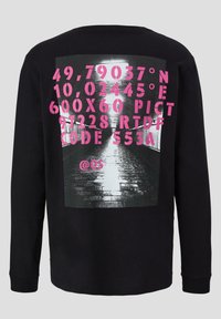QS MIT FRONT UND RÜCKEN - Longsleeve - schwarz