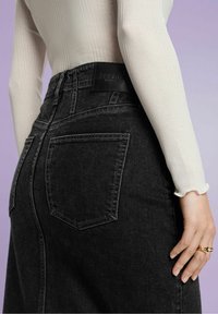 Esprit Jupe en jean - black