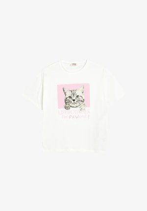 Koton PRINTED - Camiseta estampada - white