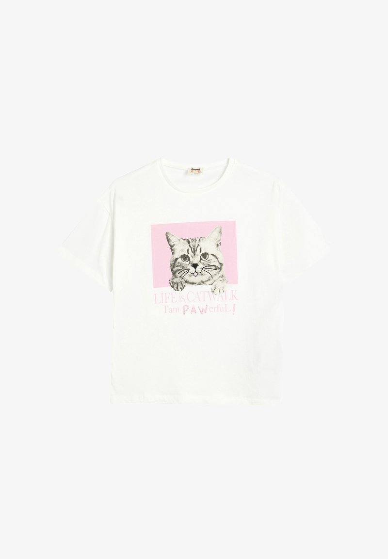 Koton PRINTED - Camiseta estampada - white