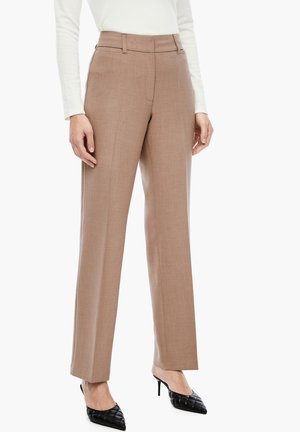 Pantalon classique - mottled beige