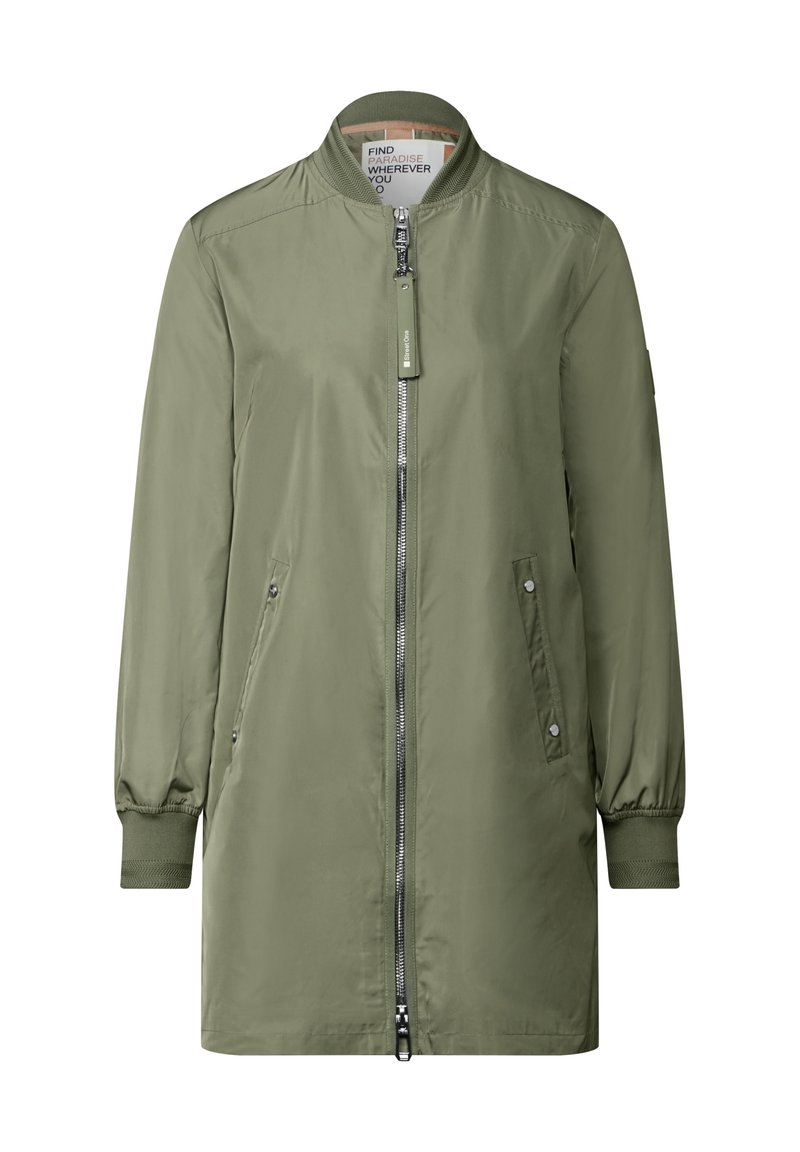 Parka Bomberjacke Lang Damen GrÃ¼n Superdry LONGLINE Lang Damen