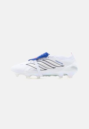 PREDATOR ELITE FOLD OVER TONGUE FIRM GROUND UNISEX - Scarpe da calcio per terreni duri - footwear white/metallic/team royal blue