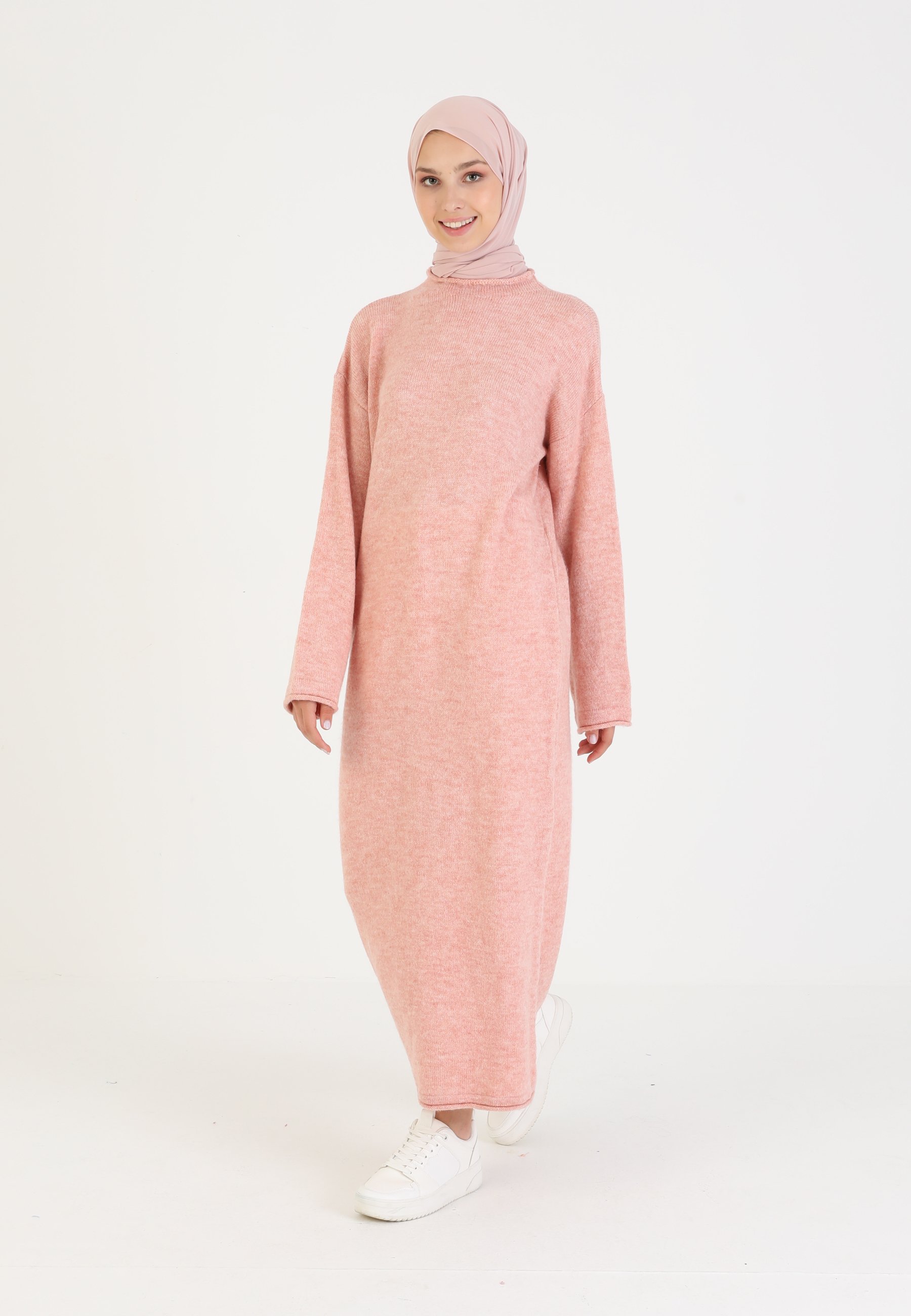 Modanisa Jumper dress - light pink 