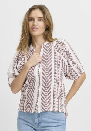 PZLEZIA - Button-down blouse - antique white